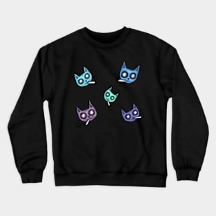 trippy kitties Crewneck Sweatshirt